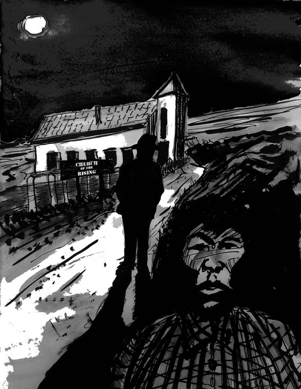 Illustration for "Dead Man Walking". Copyright (c) 2017 Tim Soekkha. Used under license.