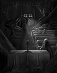 Thumbnail illustration to accompany Mabel's Church. Copyright(c)2018 by Chlo'e Camonayan. Used under license